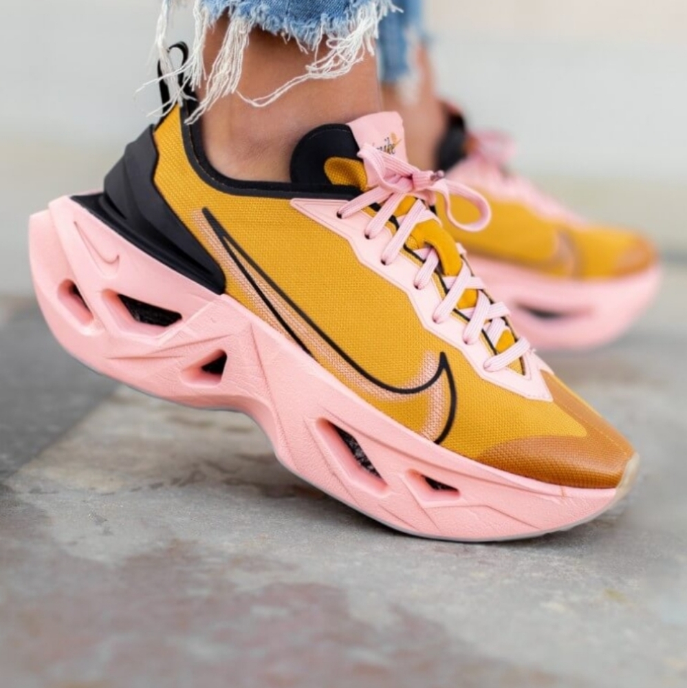 *Nike Sz 7 Zoom x Vista Grind Trainers Gold & Pink
